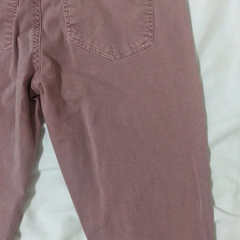 LOFT Modern Skinny Jeans, Color Dusty Mauve, Size 28 - Picture 11 of 14